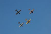 G-YFUT @ EGFH - Leading a 4 ship Team Osprey in a loop during formation aerobatics training over the airport. - by Roger Winser