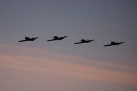 G-YFUT @ EGFH - G-YFUT leading a four ship Team Osprey formation returning from formation aerobatics practice. - by Roger Winser