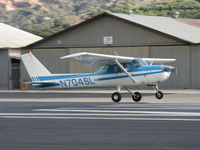 N704SL @ SZP - 1976 Cessna 150M, Continental O-200 100 hp, landing Rwy 22 - by Doug Robertson