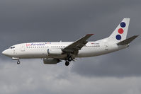 YU-ANF @ EGLL - JAT 737-300 - by Andy Graf-VAP