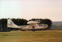 G-BLSC @ EGQL - PBY-5A Catalina landing at the 1988 RAF Leuchars Airshow. - by Peter Nicholson