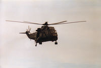 XV663 @ EGQL - Sea King HAS.5 of 819 Squadron at RNAS Prestwick on display at the 1988 RAF Leuchars Airshow. - by Peter Nicholson