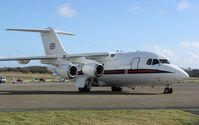 ZE700 @ EGFH - Operated by 32 (The Royal) Squadron RAF. Waiting for the Royal Party to arrive. - by Roger Winser