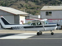 N66111 @ SZP - 1983 Cessna 172Q CUTLASS II, Lycoming O&VO-360 180 Hp, takeoff roll Rwy 22 - by Doug Robertson