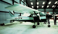 OO-CPW @ EBNM - Cessna 182B Skylane [51584] Temploux-Namur~OO 13/09/1981. Taken from a slide.