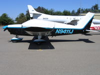 N9411J @ O27 - 1966 PA-28-180 with cover @ Oakdale, CA home base - by Steve Nation