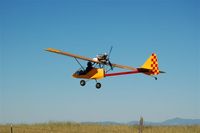 N49WR @ OOV - The design features a forward fuselage of welded 4130 steel tubing, mated to an aluminum tailboom. The horizontal stabilizer, tail fin and wings are also constructed of riveted aluminum tubing with all flying surfaces covered in doped aircraft fabric. The - by Rasmussen Wayne