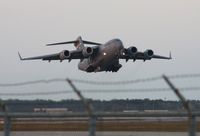 00-0171 @ MCO - C-17A taking off at dusk - by Florida Metal