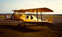 G-AOBJ @ EGFH - Visiting DH Tiger Moth at the airport in 1993. Carries the RAF serial number DE970. Date is a guess. - by Roger Winser