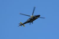 G-DPPF @ EGFH - Dyfed-Powys Police Air Support Unit helicopter hovers over Swansea Airport. - by Roger Winser