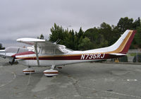 N735RJ @ KPAO - 1977 Cessna 182Q with nose canard mods @ Palo Alto, CA - by Steve Nation