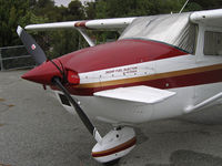 N735RH @ KPAO - CLOSE-UP nose mods to 1977 Cessna 182Q with nose canard @ Palo Alto, CA - by Steve Nation