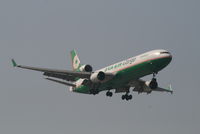 B-16110 @ EBBR - On approach to RWY 02
