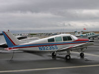 N9235S @ KSQL - 1975 Beech C23 Muskateer @ San Carlos, CA - by Steve Nation