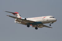 OE-LFL @ EBBR - On approach to RWY 02