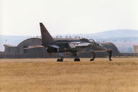 E37 @ EGQL - French Air Force Jaguar E preparing to join the active runway at the 1996 RAF Leuchars Airshow. - by Peter Nicholson