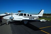 N46HW @ KJQF - Beech Baron - by Connor Shepard