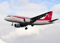 TC-ANA @ LHR - TC-ANA approaching London Heathrow. Aircraft used by the Turkish Prime Minister.