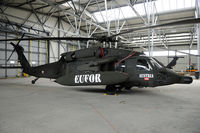 6M-BE @ LQBU - This Blackhawk is part of the EUFOR contingent at Camp Butmir. This one is being used for troop transports.