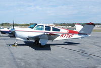 N77XF @ KDAN - 1977 Beech V35B in Danville Va.. - by Richard T Davis