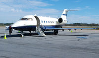 N601FR @ KDAN - 1987 Canadair CL-600-2B16 in Danville Va. - by Richard T Davis