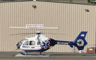 N230AM @ SEE - Parked at Mercy Air Service hanger waiting for a call out - by Helicopterfriend