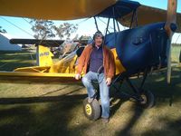 VH-PSD - Cees in front off his Tiger Moth in Australia - by Bert van Willigenburg