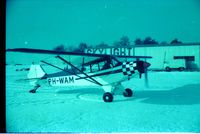PH-WAM - Joop Daams the director off Skylight in his Supercub PH-WAM now with registration G-CUBB - by Bert van Willigenburg