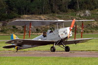 SE-AMG @ ESGP - Tiger Moth taxying after a display at Gothenburg Säve airport, Sweden. - by Henk van Capelle