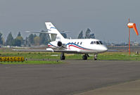 N168DJ @ KAPC - Timothy J. Flynn (Las Vegas, NV) 1969 Fan Jet Falcon arriving at KAPC in beautiful sunshine from KHND/Henderson Exec Airport, Las Vegas, NV - by Steve Nation