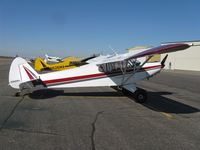 N569WH @ KAXN - Piper PA-18-150 Super Cub on the line. - by Kreg Anderson
