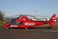 N22RX @ CVO - A nice medivac Agusta - by Duncan Kirk