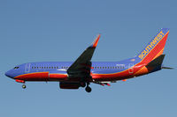 N923WN @ PDX - No bags fly free logo on this baby.....yet! - by Duncan Kirk