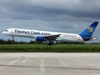 C-GJZH @ TNCC - Air Canada Jazz (Thomas Cook Colours) Boeing 757-25F (30758/932) @ TNCC / CUR - by John van den Berg - C.A.C