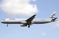 SX-DVO @ EGLL - Aegean A320 - by Andy Graf-VAP