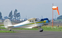 N9115H @ KAPC - Locally-based 1941 Beech D17S taxis for some morning sun and a few touch-and-gos @ Napa County Airport, CA - by Steve Nation