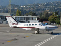 N35SJ @ KSQL - Texas Air Charters (Tomball, TX) logo on 1977 Cessna 421C visiting KSQL/San Carlos, CA - by Steve Nation