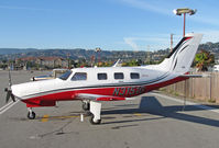 N3151G @ KSQL - Big George Aviation LLC (Stateline, NV) 2007 New Piper PA46-350P visiting KSQL/San Carlos, CA - by Steve Nation