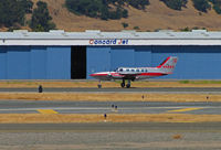 N49AR @ KCCR - Locally-based 1974 Cessna 421B taxis after test flight @ KCCR/Buchanan Field, Concord, CA - by Steve Nation