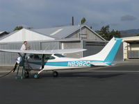 N8382S @ SZP - 1965 Cessna 182H SKYLANE, Continental O-470-S 230 Hp, refueling - by Doug Robertson