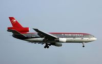 N225NW @ EGKK - Gatwick, Rny.08 September 2005 (Early misty morning) - by Terence Burke