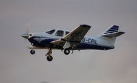 G-CRIL @ EGFH - Visiting Commander departing Runway 22 - by Roger Winser