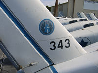 N343TB @ KHWD - ex-Israeli Defence Force 1994 TB-20 Trinidad No. 343 @ Hayward, CA with a dozen other TB-20s for civilianization - became N343TB for owner in Texas - by Steve Nation