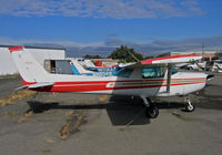 N6131L @ KHWD - Locally-based Cessna 152 of Coutches Enterprises @ KHWD/Hayward Air Terminal, CA in Oct 2005 (registration canceled Jul 24, 2008 exported to New Zealand) - by Steve Nation