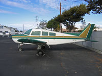N9773L @ KHWD - Nice paint scheme on 1973 Beech C23 Muskateer @ KHWD/Hayward Air Terminal, CA home base in Oct 2005 - by Steve Nation