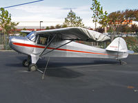 N26528 @ KHWD - 1940 Taylorcraft BL-65 minus prop @ KHWD/Hayward Air Terminal, CA in Oct 2005 - by Steve Nation