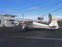 N26528 @ KHWD - 1940 Taylorcraft BL-65 minus prop @ KHWD/Hayward Air Terminal, CA in Oct 2005 - by Steve Nation