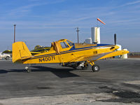 N40071 @ 5CA7 - American West Aviation 1979 Ayres S2T-34 with spreader affixed @ AWA airstrip NE of Five Points, CA - by Steve Nation
