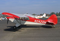 N242AM @ KTLR - 2003 Aviat Act A-1B @ Mefford Field, Tulare, CA in Nov 2005 - by Steve Nation