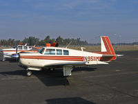 N9511M @ KTLR - 1966 Mooney M20F at KTLR/Mefford Field, Tulare, CA home base in Nov 2005 - by Steve Nation
